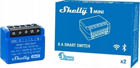 Picture of Shelly Shelly 1 Mini Gen3, relay (blue)