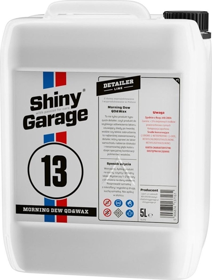 Picture of Shiny Garage Shiny Garage Morning Dew Quick Detailer z woskiem 5L uniwersalny