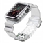 Изображение Silikonowa opaska pasek bransoleta bransoletka etui Strap Light Set do zegarka Apple Watch 38 mm - czarna