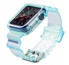 Picture of Hurtel Silikonowa opaska pasek bransoleta bransoletka etui Strap Light Set do zegarka Apple Watch 38 mm - niebieska