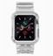 Attēls no Silikonowa opaska pasek bransoleta bransoletka etui Strap Light Set do zegarka Apple Watch 40 mm - czarna