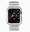 Изображение Silikonowa opaska pasek bransoleta bransoletka etui Strap Light Set do zegarka Apple Watch 44 mm - czarna