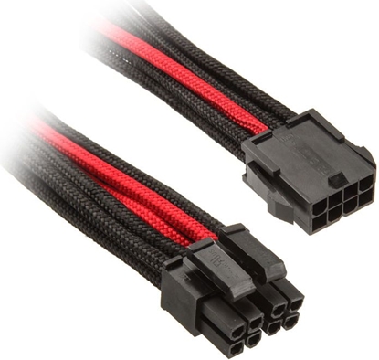 Attēls no SilverStone ATX/EPS 8-pin - ATX/EPS 8-pin, 0.3m, Czarno-czerwony (SST-PP07-EPS8BR)