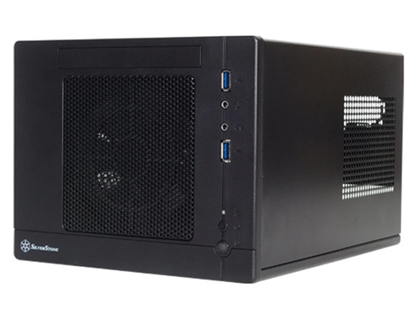 Attēls no SilverStone Sugo G05 Black  Mini-ITX case  USB 3.0 x2   w/o