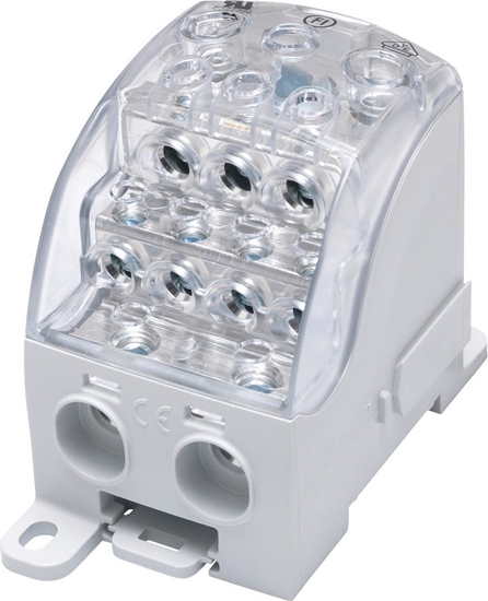 Picture of Simet Blok rozdzielczy - uniwersalny Al/Cu SUB 400 (82080) SIMBLOCK szary 81651002