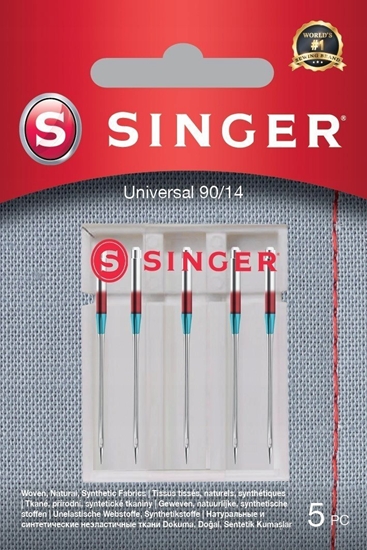 Изображение Singer Universal Needle for Woven Fabrics 90/14 5PK