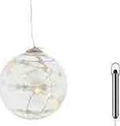 Picture of Sirius Home Sweet Christmas Ball, Light decoration figure, Transparent, Glass, 5 bulb(s), LED, Battery