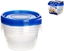 Attēls no Sistema 760ml Small Bowl 4 Pack, Bowl, Round, 0.76 L, Blue, Transparent, Polypropylene (PP), New Zealand