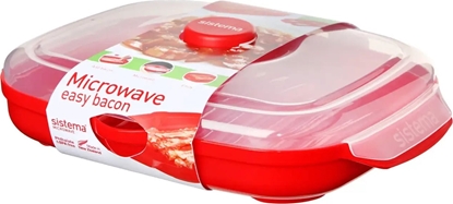 Picture of Sistema Sistema Facile Bacon, Blanc/Rouge, 28.7 x 21.9 x 7 cm
