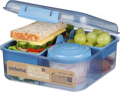 Picture of Sistema sistema To Go Box Bento Cube recyceltes PP 1,25 l 1 Stück