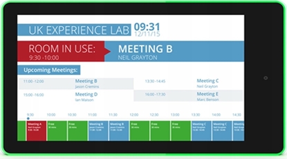 Picture of System interaktywny Allnet ALLNET Meetingraum RGB LED Tablet 10 Zoll RK3288 Android 10 und NFC/RFID