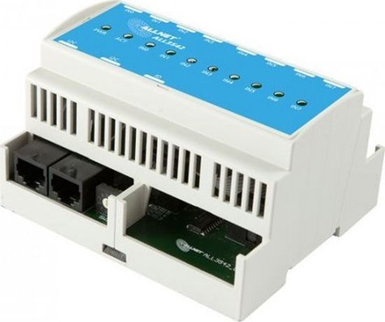 Picture of System przekazu sygnau AV Allnet ALLNET MSR IO ALL3542 HUT / 8fach Kontakteingang m. Impulsverlängerung