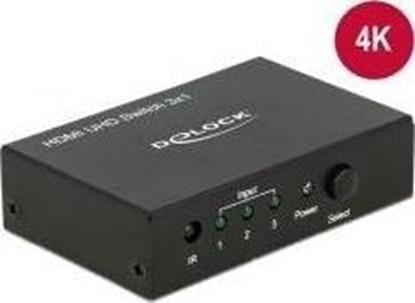 Picture of Delock HDMI UHD Switch 3 x HDMI in > 1 x HDMI out 4K