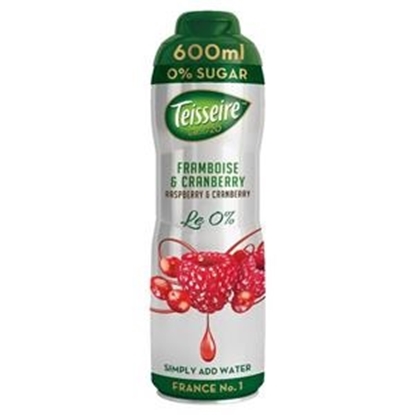 Picture of Sīrups dzērieniem TEISSEIRE Aveņu-Dzērveņu bez cukura, bundžā, 0.6 l