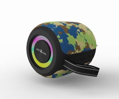 Attēls no Skaļrunis Gembird Bluetooth LED Speaker SPK-BT-LED-05-CM Camo