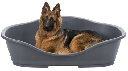 Изображение Sleeper 3, legowisko, dla psa/kota, plastikowe, ciemnoszare, 80  53 cm, z recyklingu