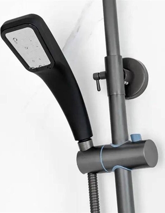 Изображение Suchawka prysznicowa Aptel SUCHAWKA Prysznicowa gwint 1/2" czarny chrom AG832A