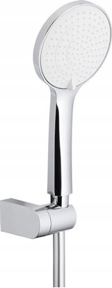 Picture of Suchawka prysznicowa KFA ANGELIT NATRYSK PUNKTOWY, RCZKA NATRYSKOWA 3-FUNKCYJNA, SILIKONOWA (BIAY-CHROM) + W PVC 1500 FLEX + UCHWYT CIENNY PRZEGUBOWY