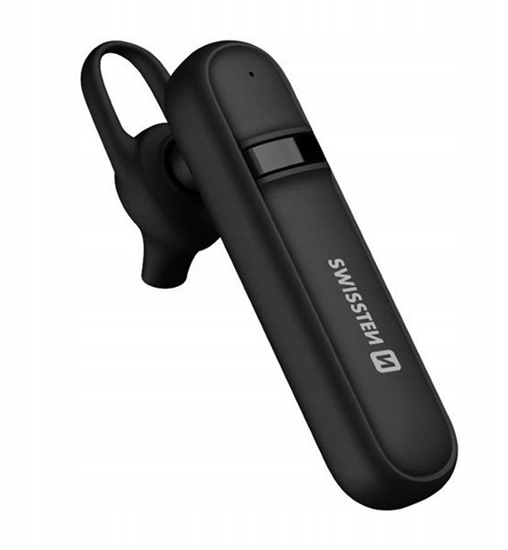 Picture of Suchawka SWISSTEN Bluetooth headset caller / suchawka bluetooth suchawka bluetooth handsfree, regulacja gonoci, czarna, bluetooth
