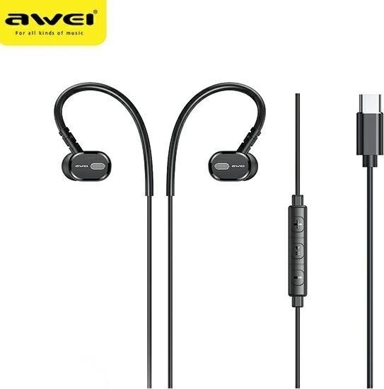 Picture of Suchawki Awei Awei Suchawki Stereo Tc-6 Usb-C Czarny/Black