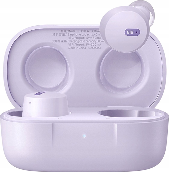 Picture of Suchawki Baseus Bowie E18 fioletowe