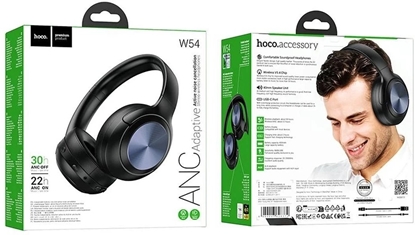 Attēls no Suchawki bezprzewodowe Hoco W54 Young ANC (czarny)