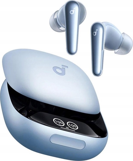 Изображение Słuchawki bezprzewodowe Soundcore Liberty 4 PRO Bluetooth błyszczący błękit