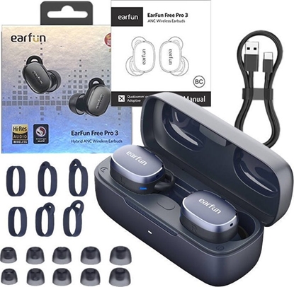 Picture of Earfun Earphones TWS EarFun Free Pro 3, ANC (blue)