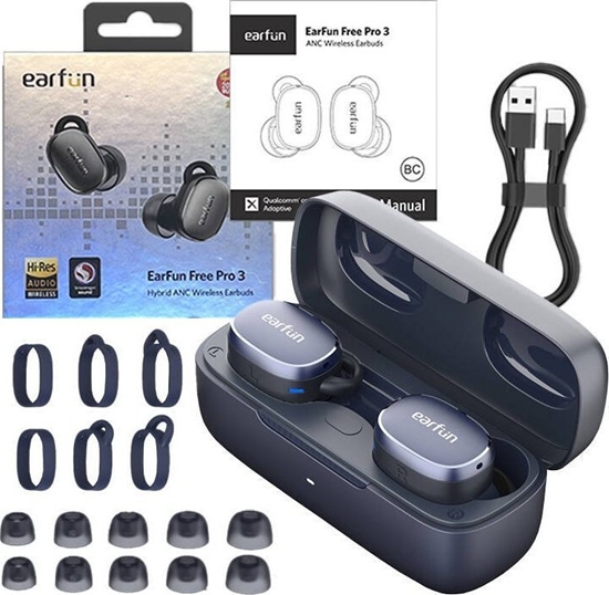 Picture of Earfun Earphones TWS EarFun Free Pro 3, ANC (blue)