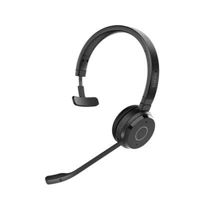 Picture of Jabra Evolve 65 TE Austiņas Vadu & Bezvadu Birojs / zvanu centrs USB Type-A Bluetooth Melns