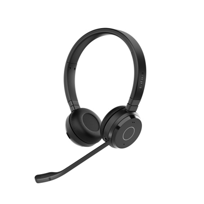 Изображение Jabra Evolve 65 TE Austiņas Vadu & Bezvadu Birojs / zvanu centrs USB Type-A Bluetooth Melns