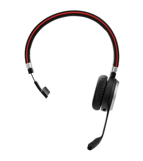 Picture of Jabra Evolve 65 TE Austiņas Vadu & Bezvadu Birojs / zvanu centrs USB Type-A Bluetooth Melns