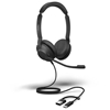 Изображение Jabra Evolve2 30 - SE Austiņas Vadu Birojs / zvanu centrs USB Type-C / USB Type-A Melns