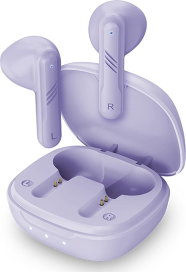 Picture of Suchawki Genius Genius HS-M905BT, mikrofon, zmiana utworu, fioletowy, 2.0, etui z adowark, sport typ USB-C