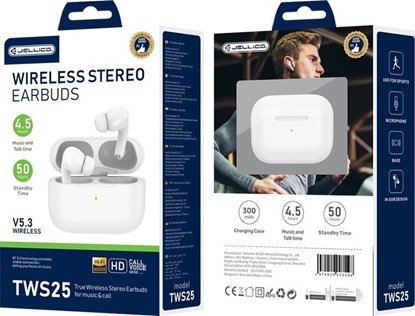 Picture of Suchawki Jellico JELLICO suchawki bezprzewodowe TWS25 Biay