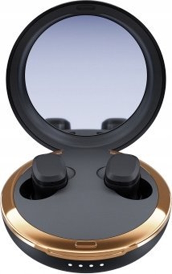 Picture of Suchawki Tura Scandinavia AB Happy Plugs Adore - bezprzewodowe suchawki douszne z lusterkiem w etui (black)