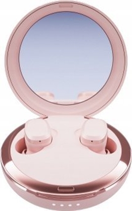 Picture of Suchawki Tura Scandinavia AB Happy Plugs Adore - bezprzewodowe suchawki douszne z lusterkiem w etui (pink)