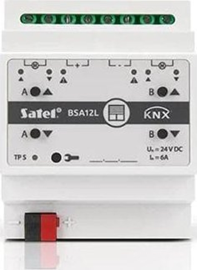 Picture of Satel SATEL KNX 2-kanaowy aktor aluzjowy 24V DC KNX-BSA12L