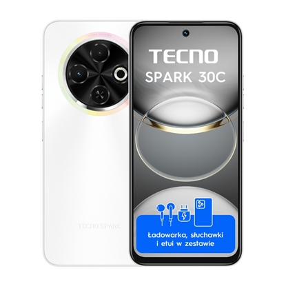 Attēls no Smartfon Tecno Spark 30C 6/128GB Biay  (4894947051784)
