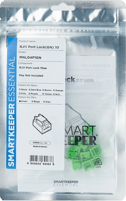 Picture of Smartkeeper SmartKeeper Mini "RJ11 Port" Blocker grün          10 Stk.