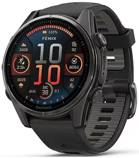Изображение SMARTWATCH FENIX 8 SAPPHIRE/BLACK/GRAY 010-02903-21 GARMIN