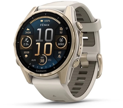 Attēls no SMARTWATCH FENIX 8 SAPPHIRE/SOFT GOLD 010-02903-11 GARMIN