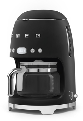 Picture of SMEG DRIP COFFEE MAKER 50�STYLE BLACK MATTE DCF02BLMEU