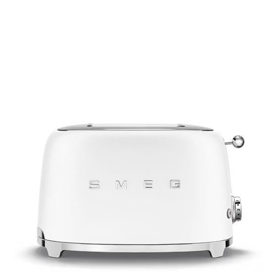 Picture of SMEG TOASTER 2X2 50� STYLE MATT WHITE TSF01WHMEU