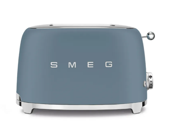Picture of SMEG TOASTER 2X2 50�STYLE STORM BLUE MATT TSF01SBMEU