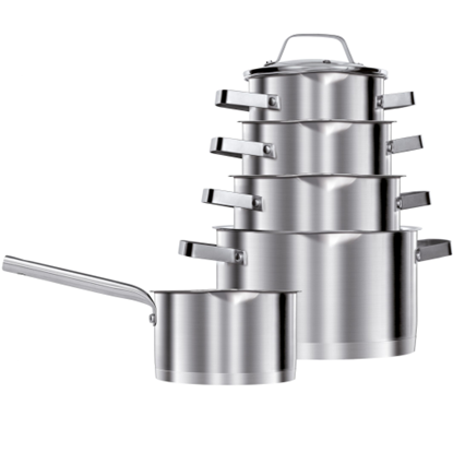 Attēls no Smile MGK-11M Set of pots with lids 5pcs