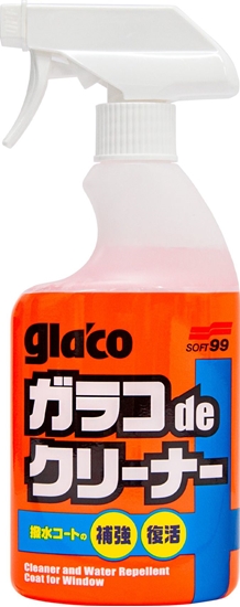 Picture of Soft99 Glaco De Cleaner, przygotowanie szyby i niewidzialna wycieraczka, 400 ml