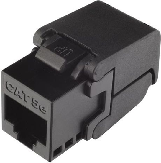Picture of Solarix Keystone CAT5e UTP RJ45 czarny samogwintujca SXKJ-5E-UTP-BK-SA