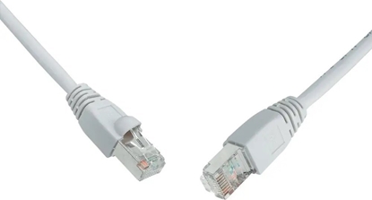 Picture of Solarix 10G patchcord 6A SFTP LSOH, osonka nasuwana, 3m, szary (C6A-315GY-3MB)
