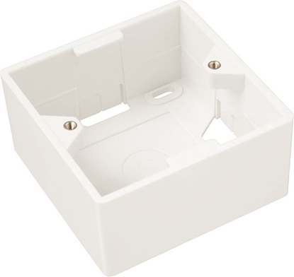 Picture of Solarix podtynkowe gniazdo SX9 biay 80 x 80 x 32mm